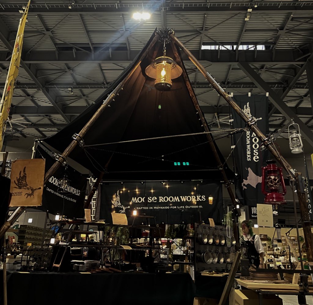 MOOSE ROOM WORKS イベント出店ブースの様子